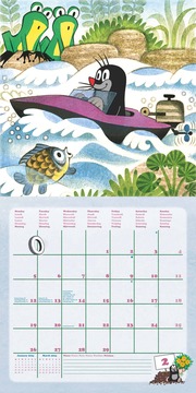 Der kleine Maulwurf 2024 - Wand-Kalender - Broschüren-Kalender - 30x30 - 30x60 geöffnet - Kinder-Kalender - Illustrationen 2