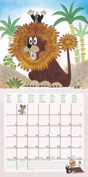 Der kleine Maulwurf 2024 - Wand-Kalender - Broschüren-Kalender - 30x30 - 30x60 geöffnet - Kinder-Kalender - Illustrationen 3