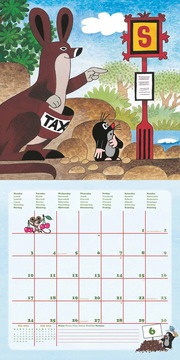 Der kleine Maulwurf 2024 - Wand-Kalender - Broschüren-Kalender - 30x30 - 30x60 geöffnet - Kinder-Kalender - Illustrationen 6
