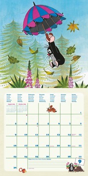Der kleine Maulwurf 2024 - Wand-Kalender - Broschüren-Kalender - 30x30 - 30x60 geöffnet - Kinder-Kalender - Illustrationen 10