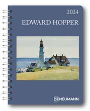 Edward Hopper 2024 - Diary - Buchkalender - Taschenkalender - Kunstkalender - 16,5x21,6