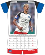 Hamburger SV- Trikotkalender 2024 - Illustrationen 1