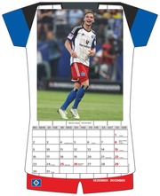 Hamburger SV- Trikotkalender 2024 - Illustrationen 12