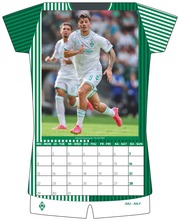 Werder Bremen- Trikotkalender 2024 - Illustrationen 7