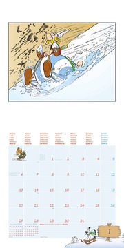 Asterix 2025 - Wand-Kalender - Broschüren-Kalender - 30x30 - 30x60 geöffnet - Cartoon - Illustrationen 2