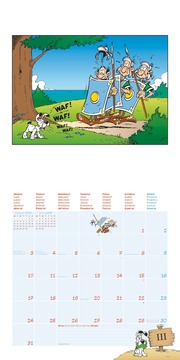 Asterix 2025 - Wand-Kalender - Broschüren-Kalender - 30x30 - 30x60 geöffnet - Cartoon - Illustrationen 4