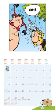 Asterix 2025 - Wand-Kalender - Broschüren-Kalender - 30x30 - 30x60 geöffnet - Cartoon - Illustrationen 5