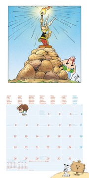 Asterix 2025 - Wand-Kalender - Broschüren-Kalender - 30x30 - 30x60 geöffnet - Cartoon - Illustrationen 6
