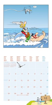 Asterix 2025 - Wand-Kalender - Broschüren-Kalender - 30x30 - 30x60 geöffnet - Cartoon - Illustrationen 7