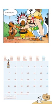 Asterix 2025 - Wand-Kalender - Broschüren-Kalender - 30x30 - 30x60 geöffnet - Cartoon - Illustrationen 8