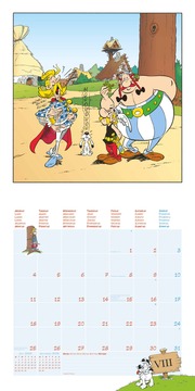 Asterix 2025 - Wand-Kalender - Broschüren-Kalender - 30x30 - 30x60 geöffnet - Cartoon - Illustrationen 9