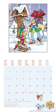 Asterix 2025 - Wand-Kalender - Broschüren-Kalender - 30x30 - 30x60 geöffnet - Cartoon - Illustrationen 13