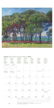 Claude Monet 2025 - Wand-Kalender - Broschüren-Kalender - 30x30 - 30x60 geöffnet - Kunst-Kalender - Abbildung 3