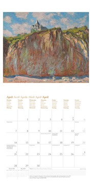 Claude Monet 2025 - Wand-Kalender - Broschüren-Kalender - 30x30 - 30x60 geöffnet - Kunst-Kalender - Abbildung 4