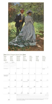 Claude Monet 2025 - Wand-Kalender - Broschüren-Kalender - 30x30 - 30x60 geöffnet - Kunst-Kalender - Abbildung 6