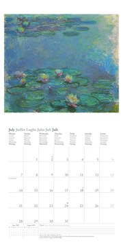 Claude Monet 2025 - Wand-Kalender - Broschüren-Kalender - 30x30 - 30x60 geöffnet - Kunst-Kalender - Abbildung 7