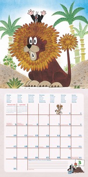 Der kleine Maulwurf 2025 - Wand-Kalender - Broschüren-Kalender - 30x30 - 30x60 geöffnet - Kinder-Kalender - Abbildung 3