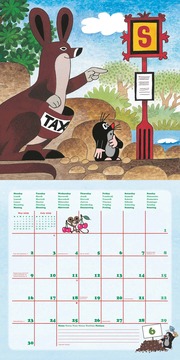 Der kleine Maulwurf 2025 - Wand-Kalender - Broschüren-Kalender - 30x30 - 30x60 geöffnet - Kinder-Kalender - Abbildung 6