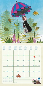 Der kleine Maulwurf 2025 - Wand-Kalender - Broschüren-Kalender - 30x30 - 30x60 geöffnet - Kinder-Kalender - Abbildung 9