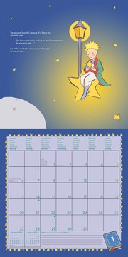 Der Kleine Prinz 2025 - Wand-Kalender - Broschüren-Kalender - 30x30 - 30x60 geöffnet - Kinder-Kalender - Illustrationen - Illustrationen 1