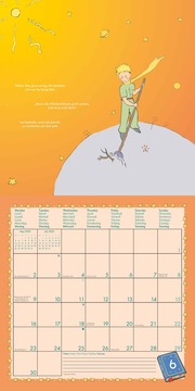 Der Kleine Prinz 2025 - Wand-Kalender - Broschüren-Kalender - 30x30 - 30x60 geöffnet - Kinder-Kalender - Illustrationen - Illustrationen 6