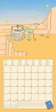 Der Kleine Prinz 2025 - Wand-Kalender - Broschüren-Kalender - 30x30 - 30x60 geöffnet - Kinder-Kalender - Illustrationen - Illustrationen 7