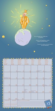 Der Kleine Prinz 2025 - Wand-Kalender - Broschüren-Kalender - 30x30 - 30x60 geöffnet - Kinder-Kalender - Illustrationen - Illustrationen 12