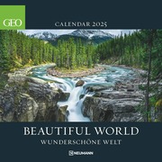 GEO - Beautiful World 2025 Quadratischer Wandkalender 30x30 cm - Naturschönheiten auf Papier - Inspirierende Landschaftsfotografien - Fotokalender für Naturliebhaber