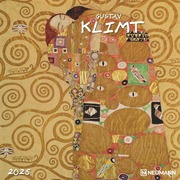 Gustav Klimt 2025 - Wand-Kalender - Broschüren-Kalender - 30x30 - 30x60 geöffnet - Kunst-Kalender - Cover