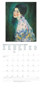 Gustav Klimt 2025 - Wand-Kalender - Broschüren-Kalender - 30x30 - 30x60 geöffnet - Kunst-Kalender - Abbildung 1