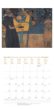 Gustav Klimt 2025 - Wand-Kalender - Broschüren-Kalender - 30x30 - 30x60 geöffnet - Kunst-Kalender - Abbildung 11