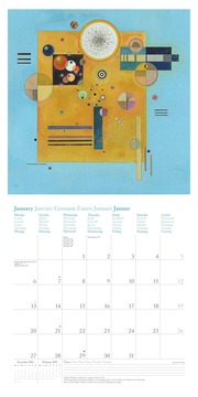 Kandinsky 2025 - Wand-Kalender - Broschüren-Kalender - 30x30 - 30x60 geöffnet - Kunst-Kalender - Illustrationen 1