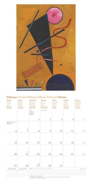 Kandinsky 2025 - Wand-Kalender - Broschüren-Kalender - 30x30 - 30x60 geöffnet - Kunst-Kalender - Illustrationen 2