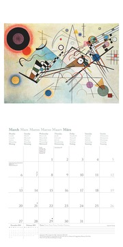 Kandinsky 2025 - Wand-Kalender - Broschüren-Kalender - 30x30 - 30x60 geöffnet - Kunst-Kalender - Illustrationen 3