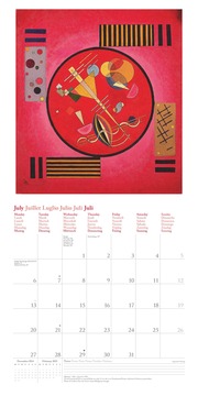 Kandinsky 2025 - Wand-Kalender - Broschüren-Kalender - 30x30 - 30x60 geöffnet - Kunst-Kalender - Illustrationen 7