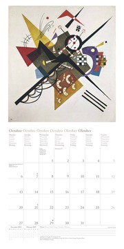 Kandinsky 2025 - Wand-Kalender - Broschüren-Kalender - 30x30 - 30x60 geöffnet - Kunst-Kalender - Illustrationen 10