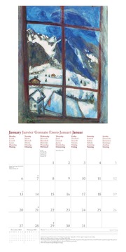 Marc Chagall 2025 - Wand-Kalender - Broschüren-Kalender - 30x30 - 30x60 geöffnet - Kunst-Kalender - Abbildung 1