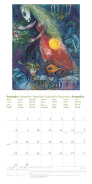 Marc Chagall 2025 - Wand-Kalender - Broschüren-Kalender - 30x30 - 30x60 geöffnet - Kunst-Kalender - Abbildung 9