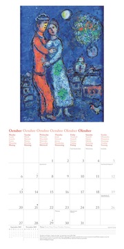 Marc Chagall 2025 - Wand-Kalender - Broschüren-Kalender - 30x30 - 30x60 geöffnet - Kunst-Kalender - Abbildung 10