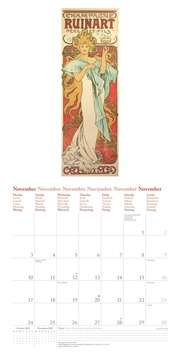 Mucha 2025 - Wand-Kalender - Broschüren-Kalender - 30x30 -30x60 geöffnet - Kunst-Kalender - Abbildung 11