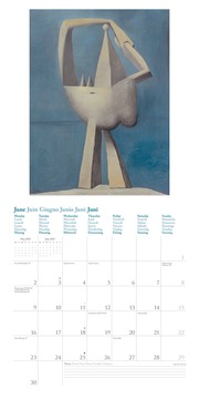 Picasso 2025 - Wand-Kalender - Broschüren-Kalender - 30x30 - 30x60 geöffnet - Kunst-Kalender - Abbildung 6
