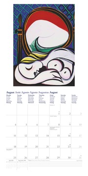 Picasso 2025 - Wand-Kalender - Broschüren-Kalender - 30x30 - 30x60 geöffnet - Kunst-Kalender - Abbildung 8