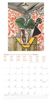 Picasso 2025 - Wand-Kalender - Broschüren-Kalender - 30x30 - 30x60 geöffnet - Kunst-Kalender - Abbildung 10