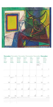 Picasso 2025 - Wand-Kalender - Broschüren-Kalender - 30x30 - 30x60 geöffnet - Kunst-Kalender - Abbildung 11