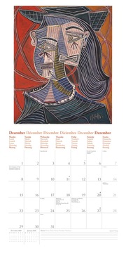 Picasso 2025 - Wand-Kalender - Broschüren-Kalender - 30x30 - 30x60 geöffnet - Kunst-Kalender - Abbildung 12