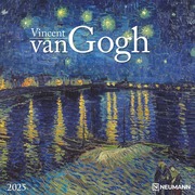 Vincent van Gogh 2025 - Wand-Kalender - Broschüren-Kalender - 30x30 - 30x60 geöffnet - Kunst-Kalender - Cover