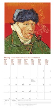Vincent van Gogh 2025 - Wand-Kalender - Broschüren-Kalender - 30x30 - 30x60 geöffnet - Kunst-Kalender - Abbildung 2