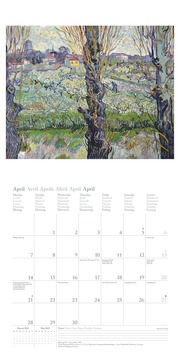 Vincent van Gogh 2025 - Wand-Kalender - Broschüren-Kalender - 30x30 - 30x60 geöffnet - Kunst-Kalender - Abbildung 4