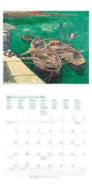 Vincent van Gogh 2025 - Wand-Kalender - Broschüren-Kalender - 30x30 - 30x60 geöffnet - Kunst-Kalender - Abbildung 5