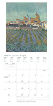 Vincent van Gogh 2025 - Wand-Kalender - Broschüren-Kalender - 30x30 - 30x60 geöffnet - Kunst-Kalender - Abbildung 6